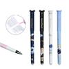 4Pieces Cartoon Gel Pen with Pen Refills and Eraser Erasable Gel Pen 0.5mm Needle Tip Office Writing Pen for Writing