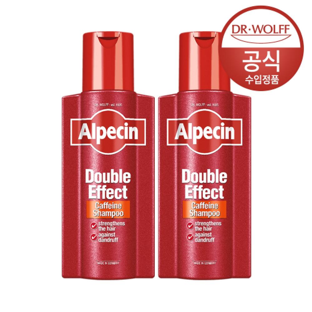 Alpecin Caffeine Shampoo Double Effect For Oily Hair 375ml X 2 NONE