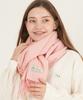 THE-ABON Unisex Classic Solid Scarf Light Pink