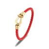 Fashion Woven Vachette Clasp Titanium Steel Bracelets for Men and Women/Couple