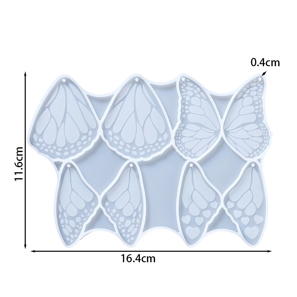 Earring Pendant Silicone Mold Epoxy Resin Jewelry Making Molds Heart Leaves Moon DIY Charms Pendant Mould Creative Jewelry Craft