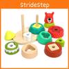 Wooden Stacking Toy For Toddlers With Bright Colors And Cognitive Development For Boys And Girls