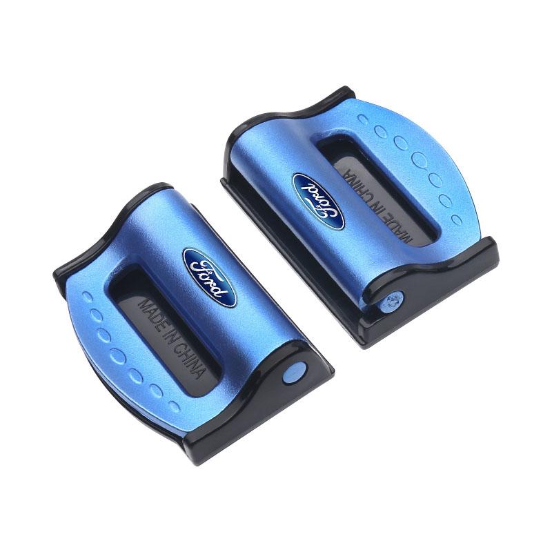 2Pcs Car Safety Seat Belt Buckle Clip Seatbelt Stopper Adjuster Clip For Ford Focus Mk2 Party Mk3 Ranger Mondeo Mk4 Fiest