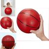 Soft Pvc Infant Baby Grabbing Small Basketball Inflatable Elastic Toy Ball 12cm For Children