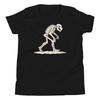 Bigfoot Skeleton Sasquatch Paleontologist Fossil Lover Youth T-Shirt