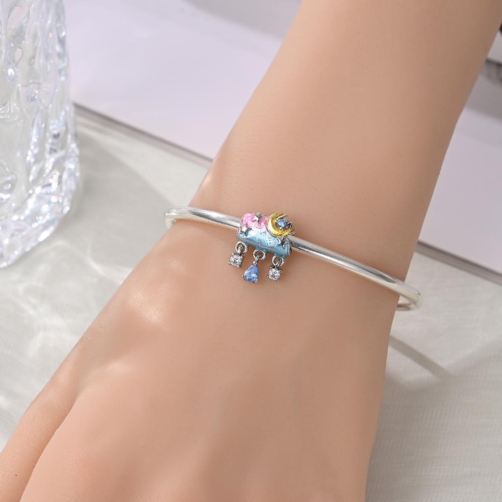 Beautiful Copper Iridescent Cloud Rose Beads Fit Diy Bracelet Necklace Fine Jewelry Gifts For Women