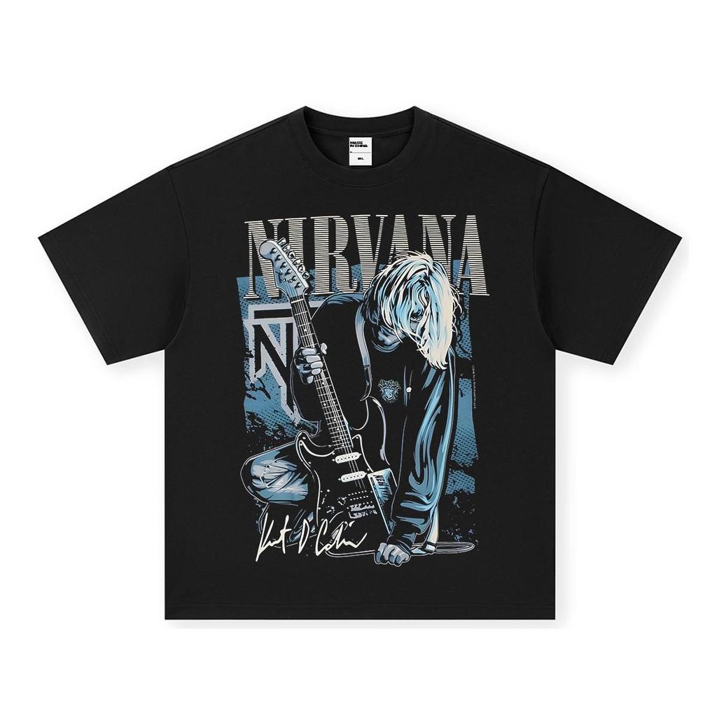 2025 Nirvana Vintage Retro Washed Long Sleeve Tee