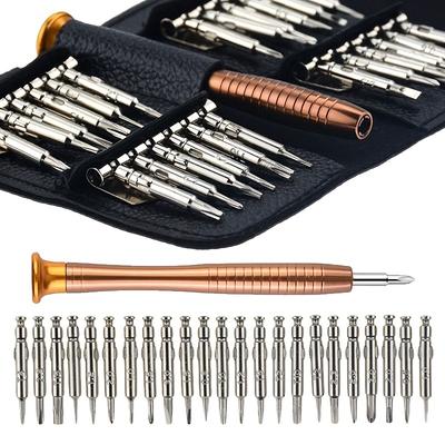 Mini-Präzisionsschraubendreher-Set, 25-in-1, elektronischer Torx-Schraubendreher, Öffnungs- und Reparaturwerkzeug-Set für iPhone, Kamera, Uhr, Tablet-PC