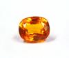 6.65 Carat Cushion Shape Beautiful Orange Sapphire Certified Sri Lanka Gemstone SN536