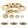 10-200Pcs Brass Flat Washer M2 M2.5 M3 M4 M5 M6 M8 M10 M12 M14 M16 M18 M20 Solids Brass Gasket Shim Coppers Metal Meson Pad Spacer
