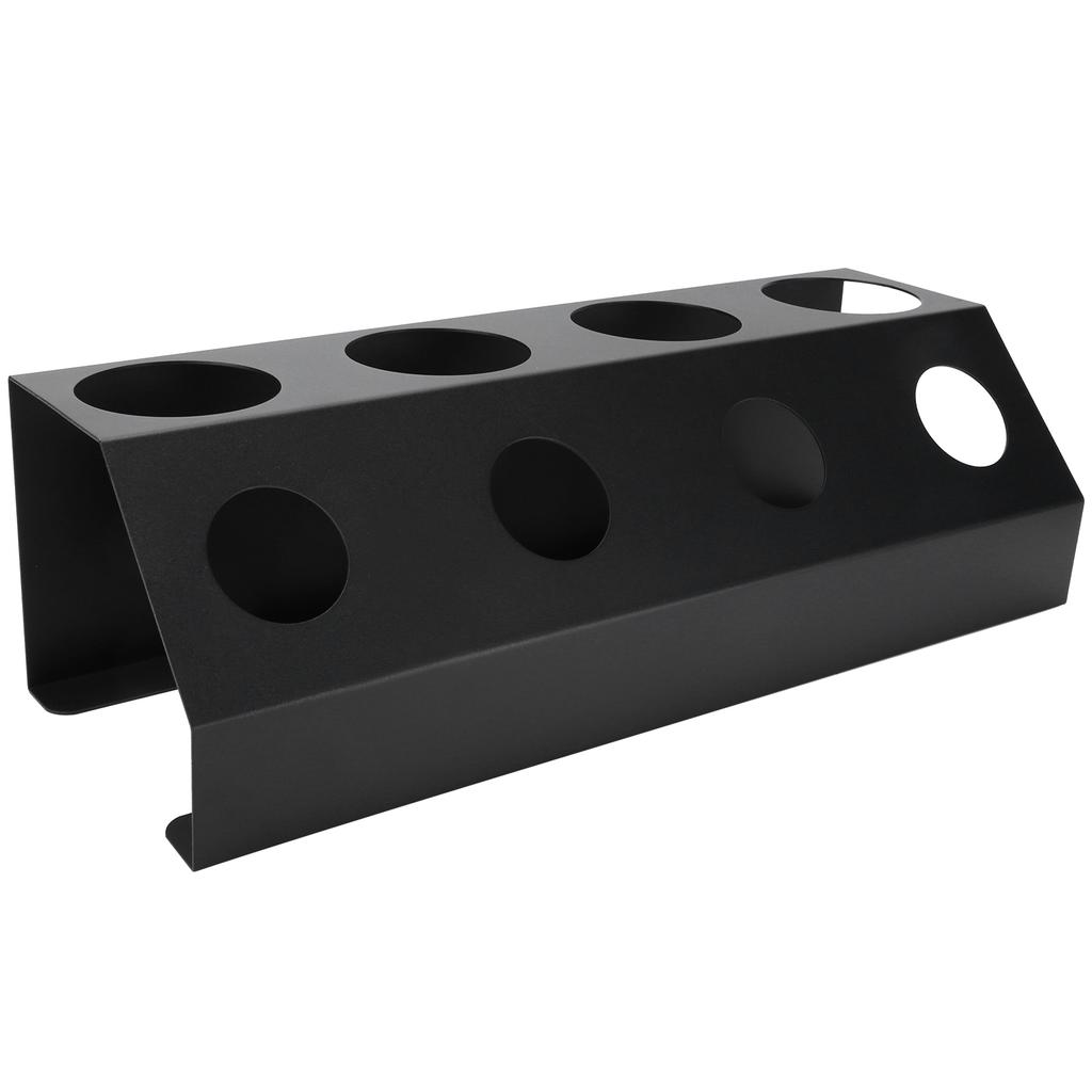 Soda-Flaschen-Trockengestell, 4 Löcher, Flaschen-Abtropffläche mit Abtropffläche für Küchenrestaurants