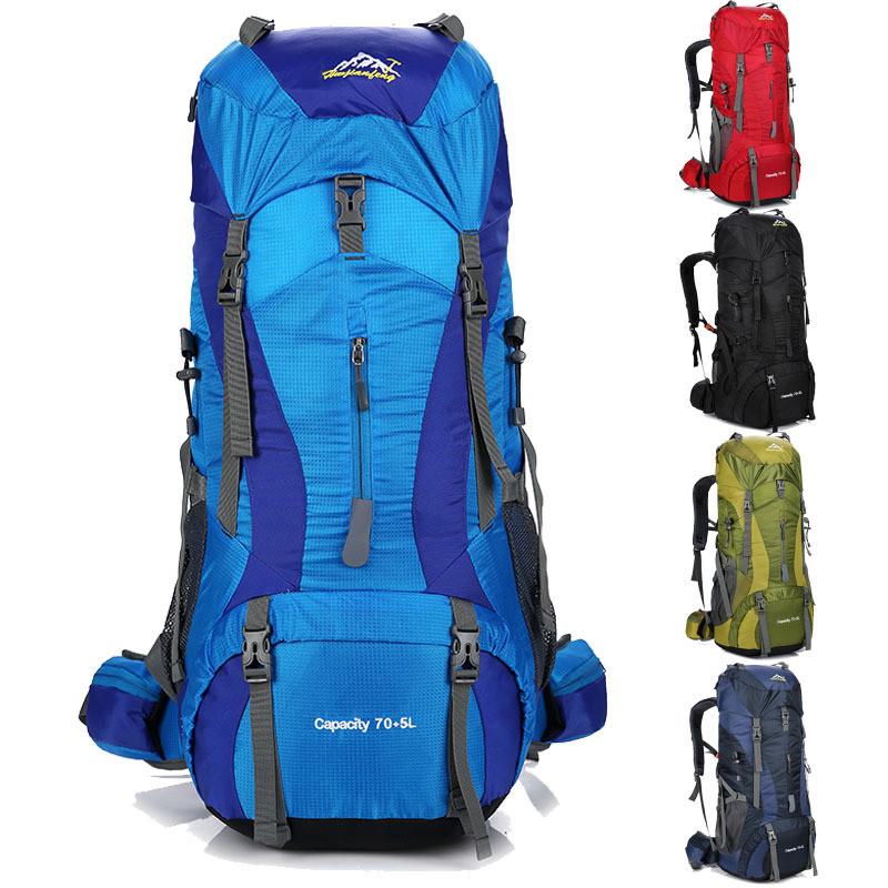Outdoor Trekking Backpack With Air Cushion Straps For Hiking And Travel Unisex