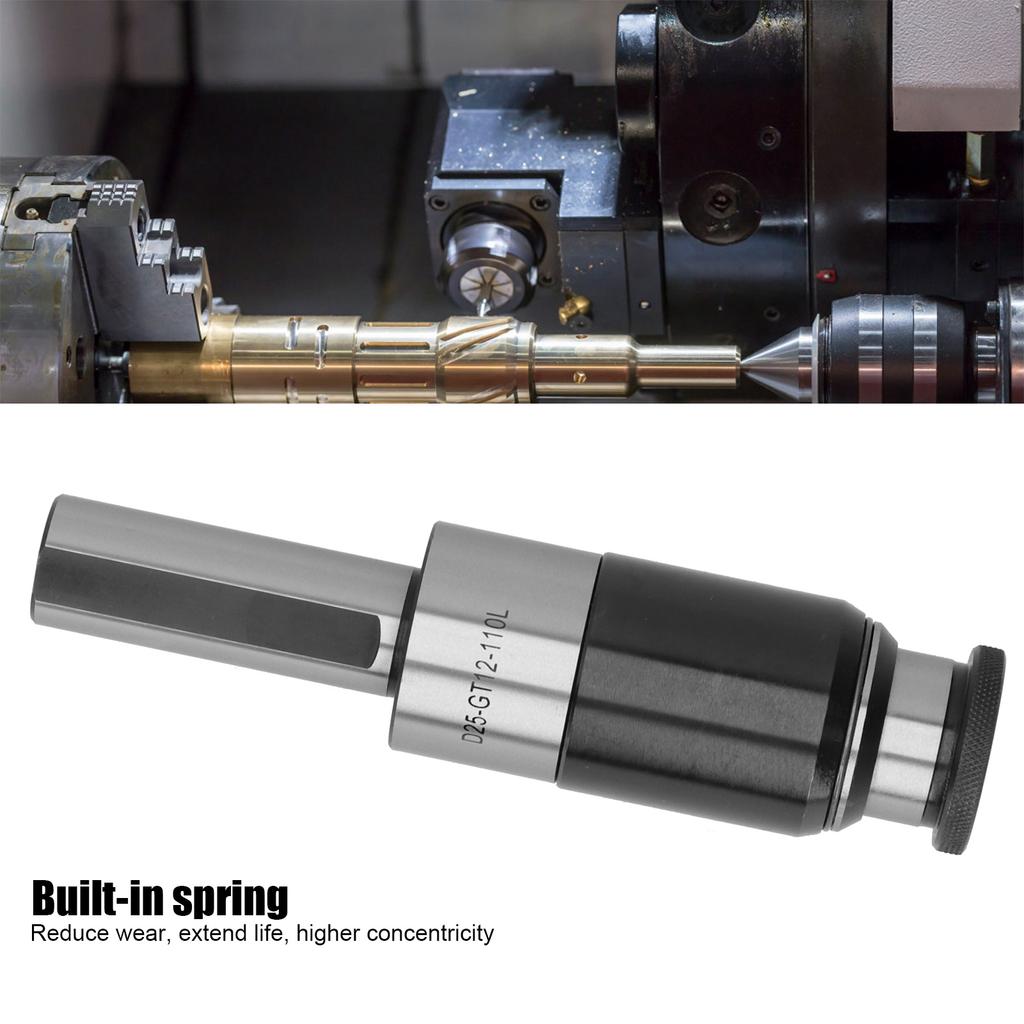 Collet Chuck Holder, Tapping Adapter with Built-in Spring for Increased Concentricity, Extendable, Retractable and Floating, A