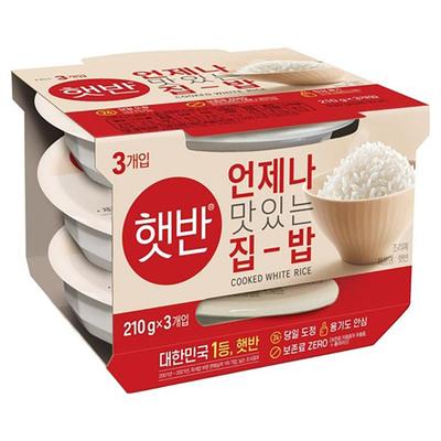 Hetban Cooked White Korean Rice, Korean