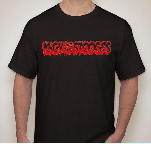 IGGY and the Stooges Punk rock hardcore thrash band T shirt L