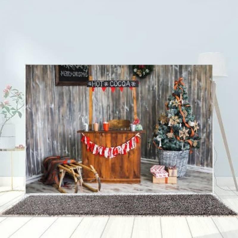 Creative Children's Photography Background Cloth Christmas Theme Studio Props
