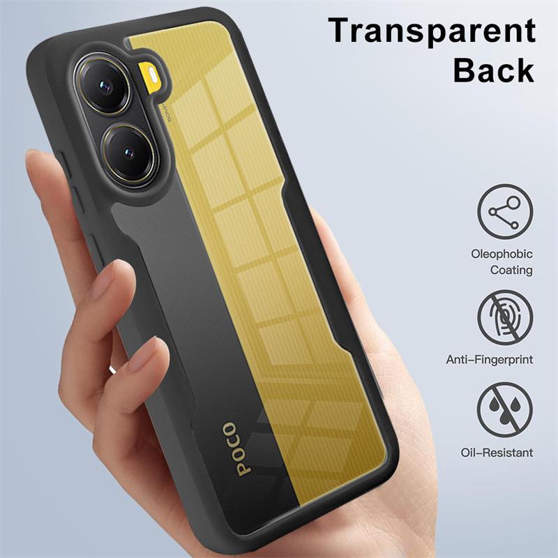 Etui 360 Pełne Wstrząsoodporne Dla Xiaomi Poco X7 Pro 5G Etui Przezroczyste Pokrowiec Ochronny Ekranu dla Pocco Poko Little X7Pro X 7 5G Coque