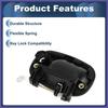 Car Exterior Door Handles Front Right for Hyundai H1 STAREX 1998-2007 Black