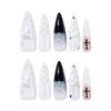 Dark Cool Spicy Wearable Long Pointed False Nails - European & American Style