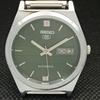 Generalüberholte Vintage-SEIKO 5 Auto 6309A, japanische Herrenuhr, grün, D/D, 593c-a314829-9, SKU593c-a314829