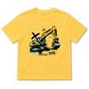 Summer Boys' Cartoon Excavator Cotton T-Shirt, Short Sleeve, Breathable Casual Layer