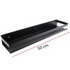20-50cm Bathroom Shelves Stainless Steel Wall Shelf Wall Mounted Shower Storage Rack Kitchen Accessory Bathroom Hardware