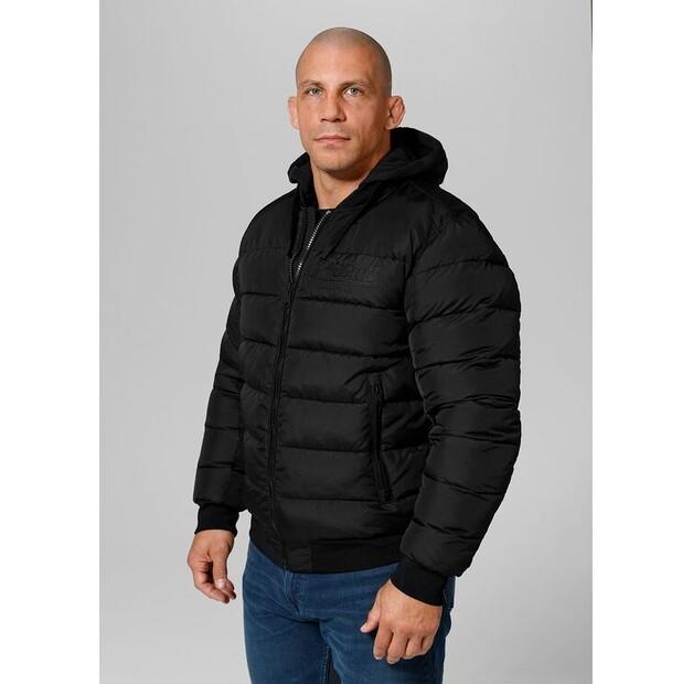 Куртка зимняя PITBULL Мужская с капюшоном, потайной, размер L