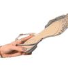 Fairy rhinestone transparent sandals 2025 spring feeling niche bag head low heel flat bottom pointed crystal women's shoes