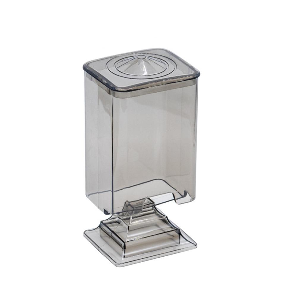 Versiegelter Kosmetik-Wattestäbchenhalter Transparenter Nagellackentferner-Wischpads-Organizer Kosmetik-Organizer Schminktisch