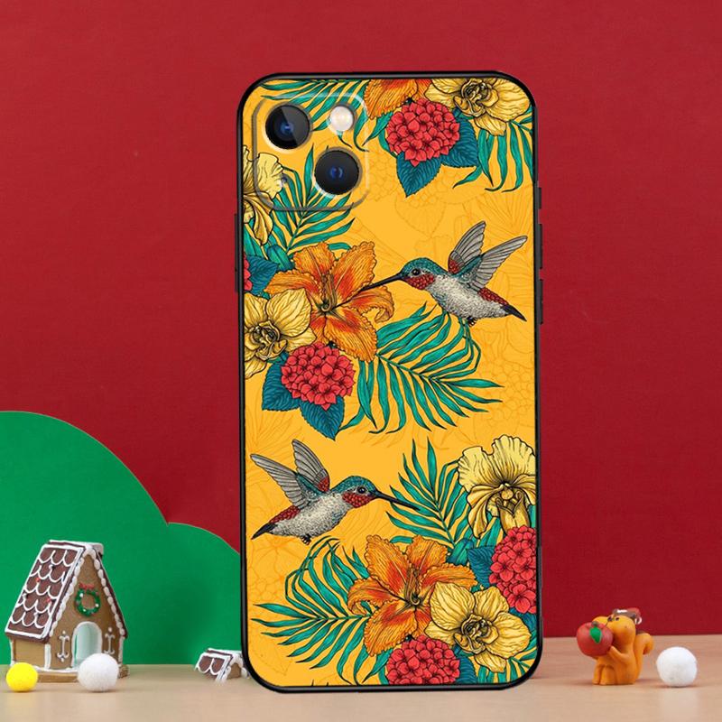 Hummingbird Case For iPhone 15 12 14 Pro Max 11 13 Mini Plus XR X XS Max Phone Back Cover