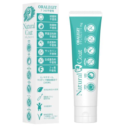 

Зубная паста ORALEGIT Natural Coat, без добавок, без фтора, без абразивов и безопасная для детей. Не содержит пять других добавок (консерванты, поверхностно-активное вещество