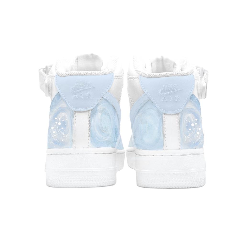 Nike Air Force 1 Galaxy Mystery X First Moon Culture Abrasion Resistant Balance Abrasion Resistant Balance Mid Top DD9625-100(TeamTwo-x)
