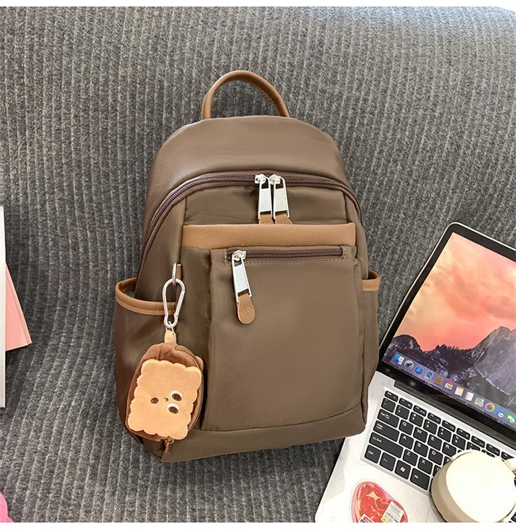 School Bag New Summer Travel Simple Fashion Versatile Backpack Lightweight Niche College Student School Bag Casual Backpack