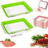 1/3pcs Food Preservation Tray Seafood Beef Ham Fresh Keeping Fresh Spacer Reusable Container Refrigerator Organizer Kitchen Tool