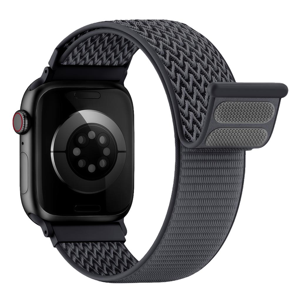 Nylon Loop Strap for Apple watch band 44mm 40mm 41mm 42mm 46mm 49mm Elastic correa bracelet iWatch series 11 10 9 8 se Ultra 3 2