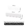 Kitchen Storage Rack Wall Mounted Non Perforated Household Kitchenware Storage Hook Multi Functional Hook Behind Bathroom Door