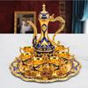 Europäisches Retro-Kreativ-Hochzeitsset: Russischer Flachmann & Weißweinbecher-Ornamente