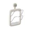 Warde Wall-Mounted Kitchen Storage: Suction Cup Pot Lid & Cutting Board Rack with Detachable Drip Tray.