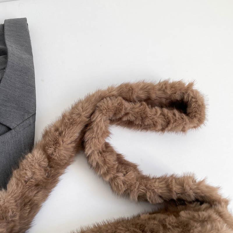 Fashionable Flap Clutch Purse Bag Soft Faux Fur Small Shoulder Bags For Women 2025 Winter Trend Korean Plush Handbags Crossbody Bag