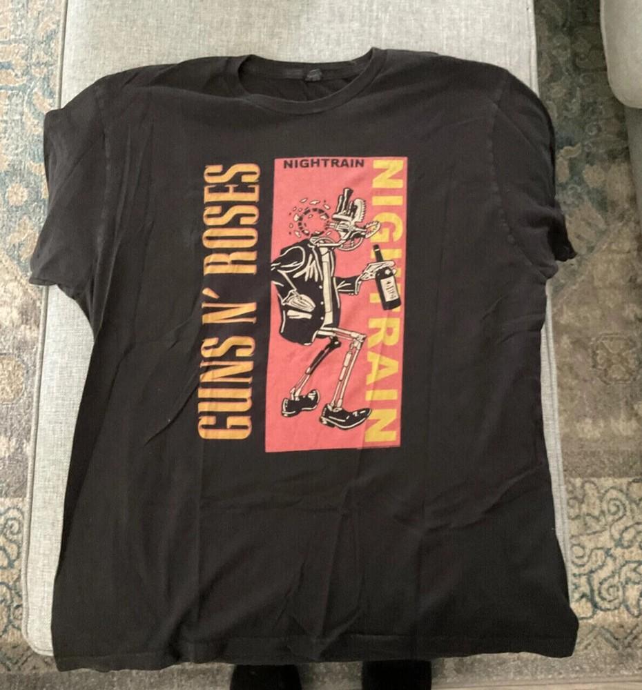 Guns N  Roses Nightrain Club Exclusive  2016 Fan Merch S-4XL Unisex T-Shirt XXXL