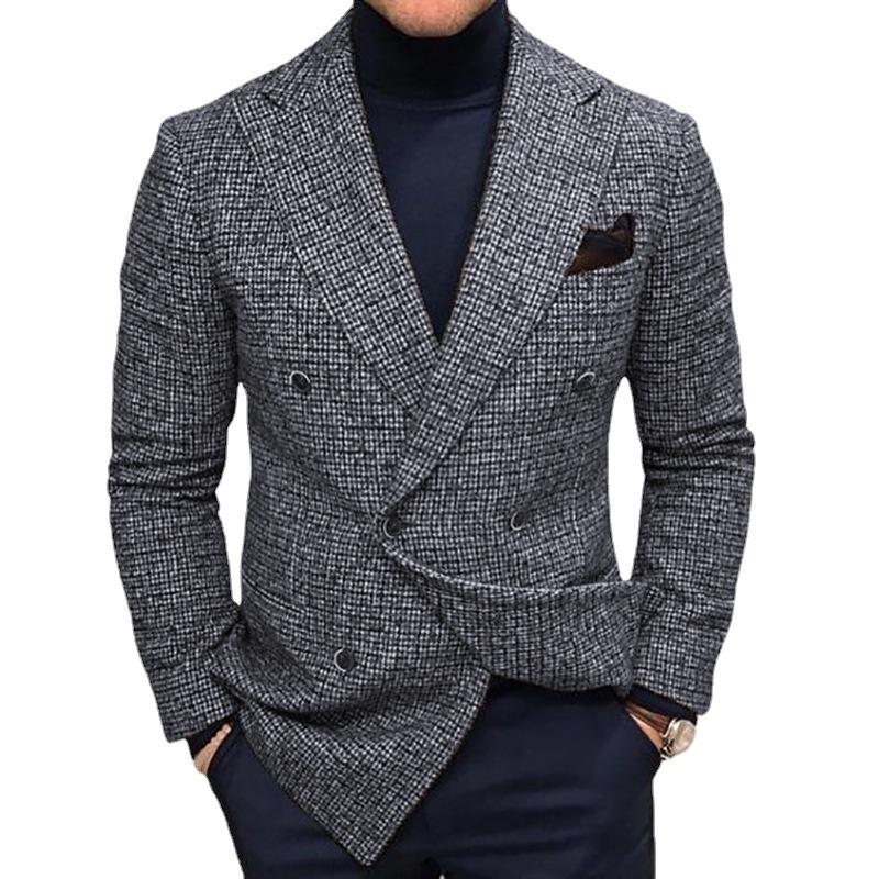 Casual Suit Men's Gentleman Casual Suit Jacket Men's Large Size