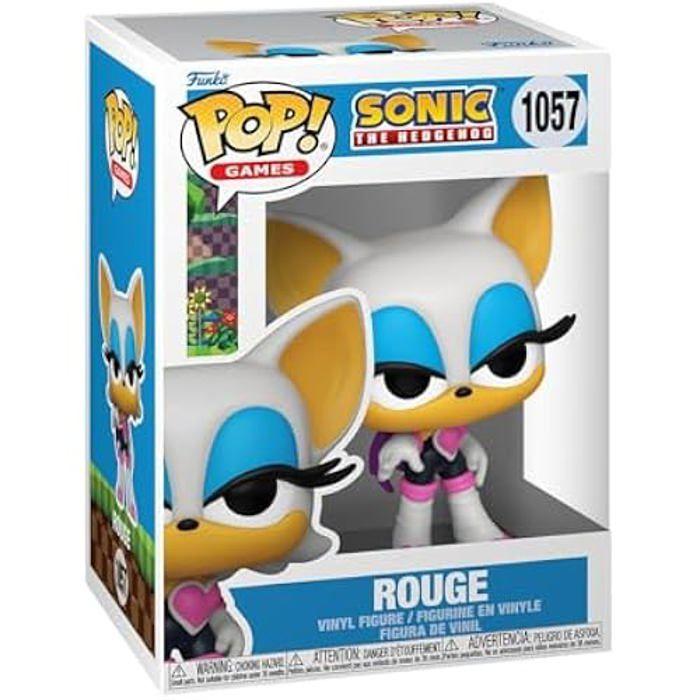 Figurine - Funko Pop! - Sonic - Rogue The Bat - Vinyle - 9,5 Cm - Cadeau Idéal