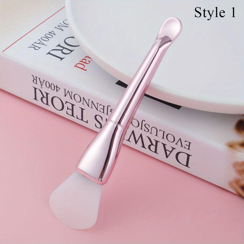 Facial Mask Brush Soft Head with Scraper Integrated Dual-use Mud Film Brush Film Adjusting Beauty Tool Beauty