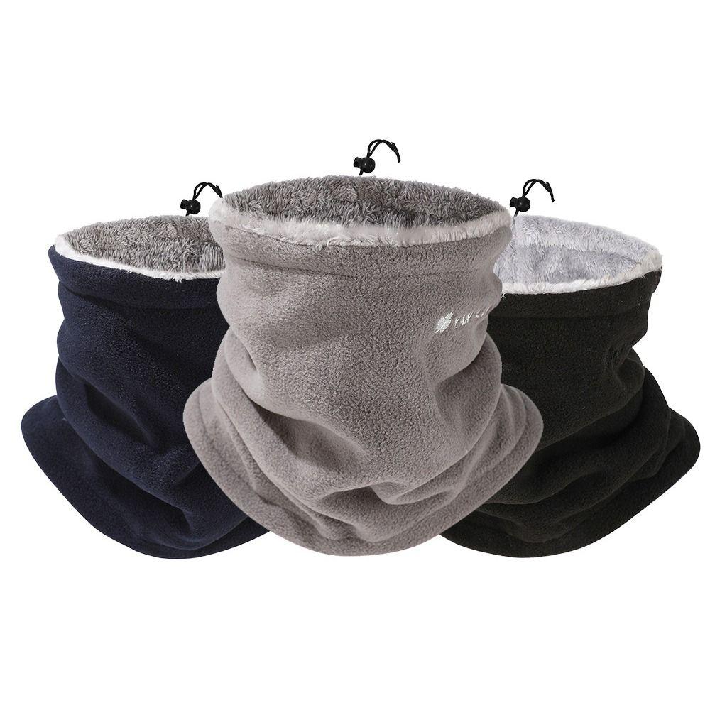 Winter Warm Neck Warmer Polar Fleece Face Cover Versatile Bandana  for Outdoor Sport