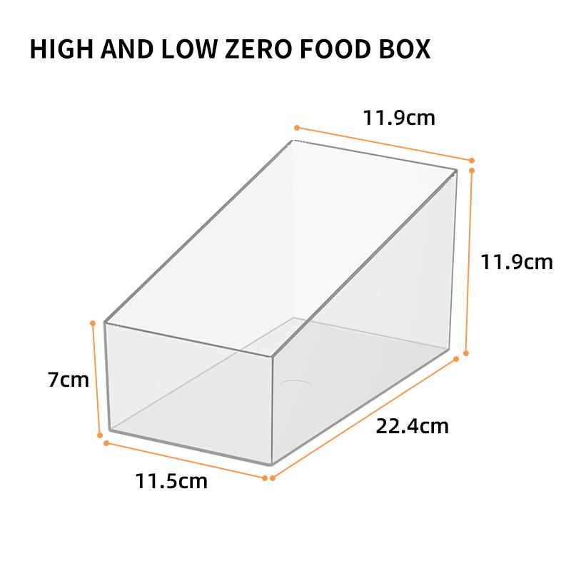 Marketing Holders Slatwall Acrylic Retail Bin Single Compartment Holds Deep Dump Box Clear Product Merchandise Storage Caddy Box 1PCS 4990₽