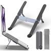 Aluminum Laptop Stand: Adjustable, Foldable, and Portable for Enhanced Cooling