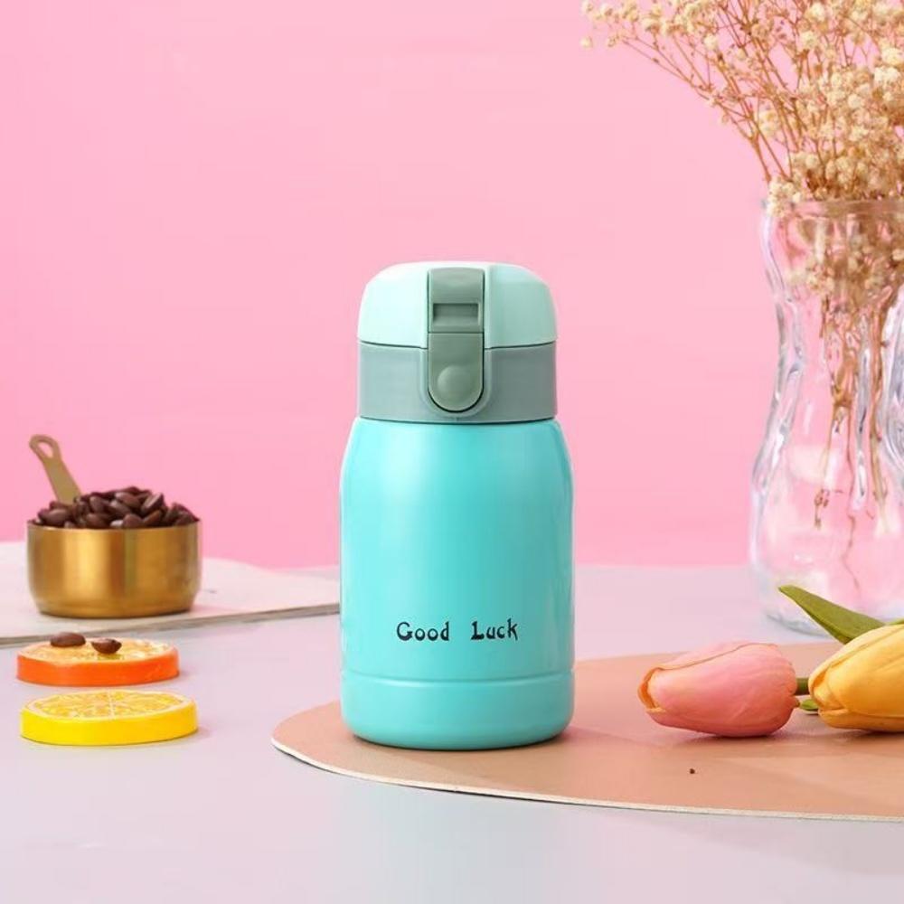 Mini 7-ounce stainless steel water bottle, small vacuum insulated water bottle, leak-proof sports water cup, cold and hot water