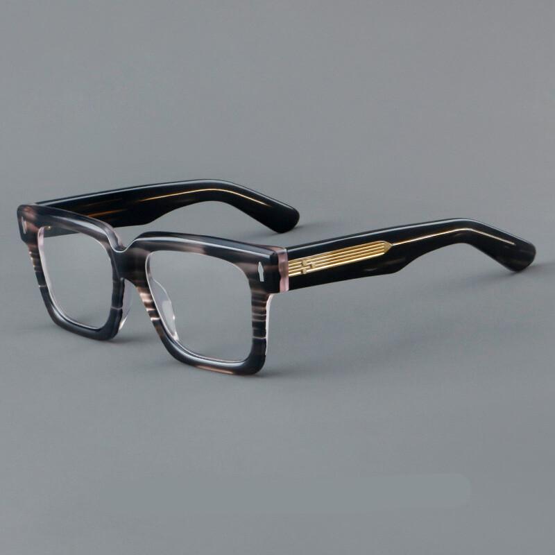 Top Qualität Herren Retro Quadratische Brillenfassung Designer Acetat Optische Brille Lesebrille Presbyopie Brille