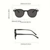 Neutral Round Fashionable Glasses Are Lightweight and Durable Full Frame Men's and Women's Styles Suitable for Casual and Formal