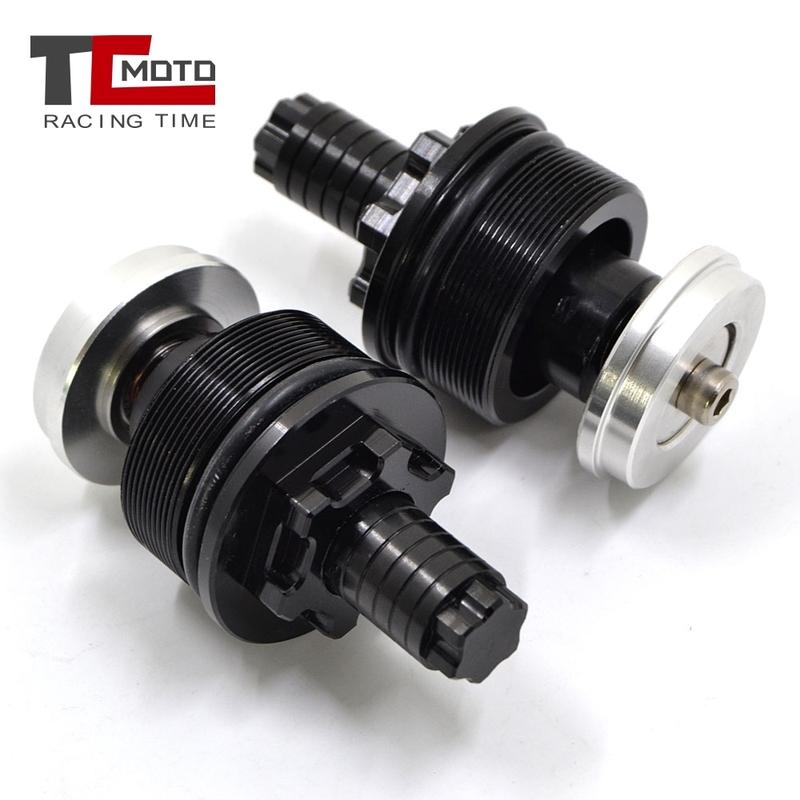 Front shock absorber screw cover Cap Preload Adjusters Fork Bolts For Suzuki SV650 S GSF 400 600 650 Bandit GSX 400 Impulse